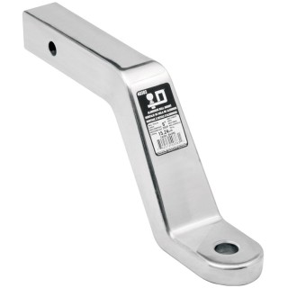 40383 Draw-Tite Trailer Hitch Ball Mount 8000 lbs. Capacity Fits 2 inch Receiver 6 inch Drop Aluminum Aluminum Ball Mount Draw-Bar 8000 lbs 11-7/8" Long 5" Rise 6" Drop Fits 2" x 2" Trailer Hitch Receiver
