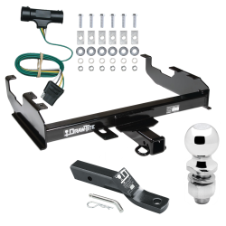 Trailer Tow Hitch For  73-84 Chevy C/K 67-84 GMC C/K w/ 8' Bed Complete Package w/ Wiring and 2" Ball Trailer Tow Hitch For  73-84 Chevy C/K 67-84 GMC C/K w/ 8' Bed Complete Package w/ Wiring and 2" Ball