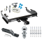 Custom Fit Trailer Hitch Wiring Harness (Requires Splicing) 2" Drop Ball-Mount w/ Pin/Clip 1-7/8" Chrome Ball Installation Hardware Installation Instructions  41001 20252 23 63816 Draw-Tite Trailer Tow Hitch  63-78 Chevy GMC C/Kd F-100 F-250 F-3 Trailer Tow Hitch For  63-78 Chevy GMC C/K Ford F-100 F-250 F-350 99-00 Ford 69-75 International Complete Package w/ Wiring and 1-7/8" Ball