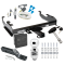 Trailer Tow Hitch For  63-78 Chevy GMC C/K Ford F-100 F-250 F-350 99-00 Ford 69-75 International Deluxe Package Wiring 2" Ball and Lock