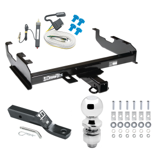 Custom Fit Trailer Hitch Wiring Harness (Requires Splicing) 2" Drop Ball-Mount w/ Pin/Clip 2" Chrome Ball Installation Hardware Installation Instructions 41001 20252 23 63845 Draw-Tite Trailer Tow Hitch 63-78 Chevy GMC C/Kd F-100 F-250 F-350 9 Trailer Tow Hitch For 63-78 Chevy GMC C/K Ford F-100 F-250 F-350 99-00 Ford 69-75 International Complete Package w/ Wiring and 2" Ball