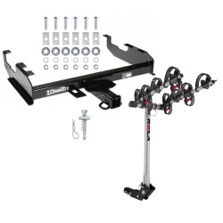 Trailer Tow Hitch For 63-00 GMC Chevy C/K Pickup Ford F150 F250 F350 F450 w/ 4 Bike Carrier Rack Trailer Tow Hitch For 63-00 GMC Chevy C/K Pickup Ford F150 F250 F350 F450 w/ 4 Bike Carrier Rack