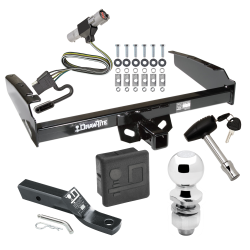 Trailer Tow Hitch For 87-96 Ford F-150 F-250 F-250 97 F-250 F-350 HD Deluxe Package Wiring 2" Ball and Lock Trailer Tow Hitch For 87-96 Ford F-150 F-250 F-250 97 F-250 F-350 HD Deluxe Package Wiring 2" Ball and Lock
