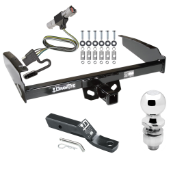 Trailer Tow Hitch For 87-96 Ford F-150 F-250 F-250 97 F-250 F-350 HD Complete Package w/ Wiring and 2" Ball Trailer Tow Hitch For 87-96 Ford F-150 F-250 F-250 97 F-250 F-350 HD Complete Package w/ Wiring and 2" Ball