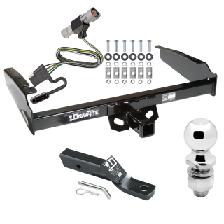 Custom Fit Trailer Hitch Wiring Harness (Plug & Play) 2" Drop Ball-Mount w/ Pin/Clip 2" Chrome Ball Installation Hardware Installation Instructions 41004 118316 23 63845 Draw-Tite Trailer Tow Hitch 87- F-150 F-250 F-250 97 F-250 F-350 HD Co Trailer Tow Hitch For 87-96 Ford F-150 F-250 F-250 97 F-250 F-350 HD Complete Package w/ Wiring and 2" Ball