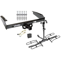 Trailer Tow Hitch For 80-97 Ford F-100 F-150 F-250 F-350 Platform Style 2 Bike Rack Hitch Lock and Cover  Trailer Tow Hitch For 80-97 Ford F-100 F-150 F-250 F-350 Platform Style 2 Bike Rack Hitch Lock and Cover