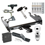 Trailer Tow Hitch For 85-86 88-91 Chevy GMC C/K w/Deep Drop Bumper Deluxe Package Wiring 2" Ball and Lock