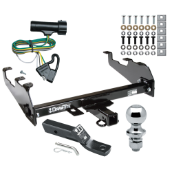 Trailer Tow Hitch For 80-86 Ford F-100 F-150 F-250 F-350 Bronco Complete Package w/ Wiring and 1-7/8" Ball Trailer Tow Hitch For 80-86 Ford F-100 F-150 F-250 F-350 Bronco Complete Package w/ Wiring and 1-7/8" Ball