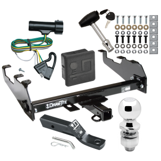 Trailer Tow Hitch For 80-86 Ford F-100 F-150 F-250 F-350 Bronco Deluxe Package Wiring 2" Ball and Lock