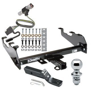 Trailer Tow Hitch For 87-96 F-150 F-250 F-350 97 HD Complete Package w/ Wiring and 1-7/8" Ball
