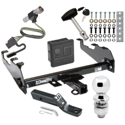 Trailer Tow Hitch For 87-96 F-150 F-250 F-350 97 HD Deluxe Package Wiring 2" Ball and Lock Trailer Tow Hitch For 87-96 F-150 F-250 F-350 97 HD Deluxe Package Wiring 2" Ball and Lock