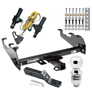 Custom Fit Trailer Hitch Wiring Harness (Plug & Play) 2" Drop Ball-Mount w/ Pin/Clip 2" Chrome Ball Installation Hardware Installation Instructions 41504 118317 23 63845 Draw-Tite Trailer Tow Hitch 86-94 Dodge D/W w/Deep Drop Bumper Complet Trailer Tow Hitch For 86-94 Dodge D/W w/Deep Drop Bumper Complete Package w/ Wiring and 2" Ball