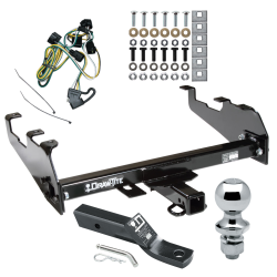 Trailer Tow Hitch For 95-02 Dodge Ram 1500 2500 3500 w/Deep Drop Bumper Complete Package w/ Wiring and 1-7/8" Ball Trailer Tow Hitch For 95-02 Dodge Ram 1500 2500 3500 w/Deep Drop Bumper Complete Package w/ Wiring and 1-7/8" Ball