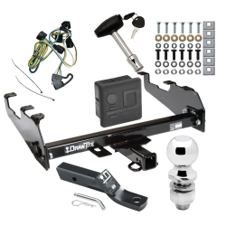 Trailer Tow Hitch For 95-02 Dodge Ram 1500 2500 3500 w/Deep Drop Bumper Deluxe Package Wiring 2" Ball and Lock Trailer Tow Hitch For 95-02 Dodge Ram 1500 2500 3500 w/Deep Drop Bumper Deluxe Package Wiring 2" Ball and Lock