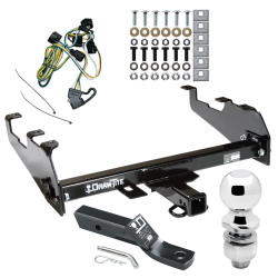 Trailer Tow Hitch For 95-02 Dodge Ram 1500 2500 3500 w/Deep Drop Bumper Complete Package w/ Wiring and 2" Ball Trailer Tow Hitch For 95-02 Dodge Ram 1500 2500 3500 w/Deep Drop Bumper Complete Package w/ Wiring and 2" Ball