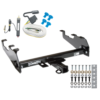 Trailer Tow Hitch For 63-74 Chevy GMC C/K 68-85 Dodge D/W Ramcharger 63-79 Ford F-100 F-150 F-250 F-350 w/ Wiring Harness Kit