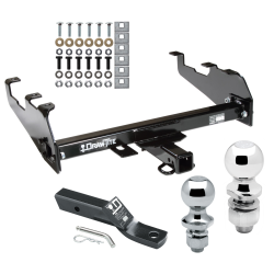 Trailer Tow Hitch For 63-91 Chevy GMC C/K 68-94 Dodge D/W Ramcharger 95-02 Ram 63-97 Ford F-100 F-150 F-250 F-350 w/ 1-7/8" and 2" Ball Trailer Tow Hitch For 63-91 Chevy GMC C/K 68-94 Dodge D/W Ramcharger 95-02 Ram 63-97 Ford F-100 F-150 F-250 F-350 w/ 1-7/8" and 2" Ball