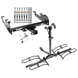 Trailer Tow Hitch For 63-02 Dodge GM Chevy C/K Ramcharger Ford w/ Deep Drop Bumper Platform Style 2 Bike Rack w/ Anti Rattle Hitch Lock Trailer Tow Hitch For 63-02 Dodge GM Chevy C/K Ramcharger Ford w/ Deep Drop Bumper Platform Style 2 Bike Rack w/ Anti Rattle Hitch Lock