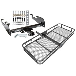 Trailer Tow Hitch For 63-02 Dodge GM Chevy C/K Ramcharger Ford w/ Deep Drop Bumper Basket Cargo Carrier Platform w/ Hitch Pin Trailer Tow Hitch For 63-02 Dodge GM Chevy C/K Ramcharger Ford w/ Deep Drop Bumper Basket Cargo Carrier Platform w/ Hitch Pin
