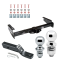 Custom Fit Trailer Hitch 2" Drop Ball-Mount w/ Pin/Clip 1-7/8" and 2" Chrome Ball Installation Hardware Installation Instructions 41511 Draw-Tite Trailer Tow Hitch 92-00 Chevy GMC Suburban C/K Blazer Tahoe Yukon Receiver w/ 1-7/8" and Trailer Tow Hitch For 92-00 Chevy GMC Suburban C/K Blazer Tahoe Yukon Receiver w/ 1-7/8" and 2" Ball