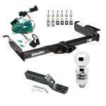 Custom Fit Trailer Hitch Wiring Harness (Plug & Play) 2" Drop Ball-Mount w/ Pin/Clip 2" Chrome Ball Installation Hardware Installation Instructions 41521 118335 23 63845 Draw-Tite Trailer Tow Hitch 96-99 Chevy Express GMC Savana 1500 2500 3 Trailer Tow Hitch For 96-99 Chevy Express GMC Savana 1500 2500 3500 Complete Package w/ Wiring and 2" Ball