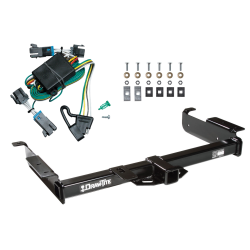 Trailer Tow Hitch For 00-02 Chevy Express GMC Savana 1500 2500 3500 w/ Wiring Harness Kit Trailer Tow Hitch For 00-02 Chevy Express GMC Savana 1500 2500 3500 w/ Wiring Harness Kit
