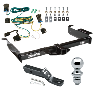 Trailer Tow Hitch For 03-23 Chevy Express GMC Savana 1500 2500 3500 Complete Package w/ Wiring and 1-7/8" Ball Trailer Tow Hitch For 03-23 Chevy Express GMC Savana 1500 2500 3500 Complete Package w/ Wiring and 1-7/8" Ball
