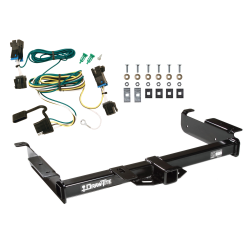 Trailer Tow Hitch For 03-23 Chevy Express GMC Savana 1500 2500 3500 w/ Wiring Harness Kit Trailer Tow Hitch For 03-23 Chevy Express GMC Savana 1500 2500 3500 w/ Wiring Harness Kit