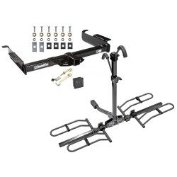 Trailer Tow Hitch For 96-23 Chevy Express GMC Savana Van Platform Style 2 Bike Rack Hitch Lock and Cover Trailer Tow Hitch For 96-23 Chevy Express GMC Savana Van Platform Style 2 Bike Rack Hitch Lock and Cover