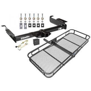 Trailer Tow Hitch For 96-23 Chevy Express GMC Savana Van Basket Cargo Carrier Platform Hitch Lock and Cover Trailer Tow Hitch For 96-23 Chevy Express GMC Savana Van Basket Cargo Carrier Platform Hitch Lock and Cover