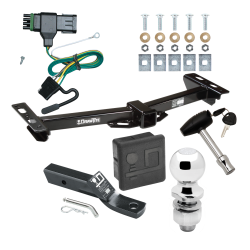 Trailer Tow Hitch For 88-00 Chevy GMC C/K w/Aftermarket Roll Pan Deluxe Package Wiring 2" Ball and Lock Trailer Tow Hitch For 88-00 Chevy GMC C/K w/Aftermarket Roll Pan Deluxe Package Wiring 2" Ball and Lock