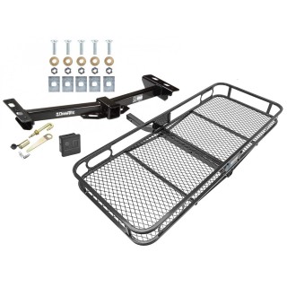 Trailer Tow Hitch For 88-00 Chevy GMC C/K 1500 2500 3500 Basket Cargo Carrier Platform Hitch Lock and Cover