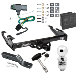 Trailer Tow Hitch For 88-00 Chevy GMC C/K C1500 C2500 C3500 K1500 K2500 K3500 Deluxe Package Wiring 2" Ball and Lock Trailer Tow Hitch For 88-00 Chevy GMC C/K C1500 C2500 C3500 K1500 K2500 K3500 Deluxe Package Wiring 2" Ball and Lock