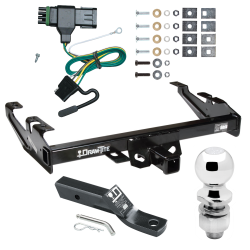 Trailer Tow Hitch For 88-00 Chevy GMC C/K C1500 C2500 C3500 K1500 K2500 K3500 Complete Package w/ Wiring and 2" Ball Trailer Tow Hitch For 88-00 Chevy GMC C/K C1500 C2500 C3500 K1500 K2500 K3500 Complete Package w/ Wiring and 2" Ball