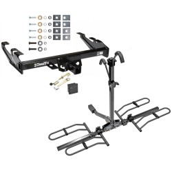 Trailer Tow Hitch For 88-00 Chevy GMC C/K 1500 2500 3500 Platform Style 2 Bike Rack Hitch Lock and Cover Trailer Tow Hitch For 88-00 Chevy GMC C/K 1500 2500 3500 Platform Style 2 Bike Rack Hitch Lock and Cover