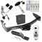 Custom Fit Trailer Hitch Wiring Harness (Plug & Play) 2" Drop Ball-Mount w/ Pin/Clip 2" Chrome Ball Security Lock Pin Rubber Hitch Plug Cover Installation Hardware Installation Instructions 41533 118381 23 63845 580407 7010 Draw-Tite Traile Trailer Tow Hitch For 01-03 Dodge Van Ram 1500 2500 3500 Deluxe Package Wiring 2" Ball and Lock