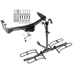 Trailer Tow Hitch For 94-03 Dodge Van B Series Ram 1500 2500 3500 Platform Style 2 Bike Rack w/ Anti Rattle Hitch Lock