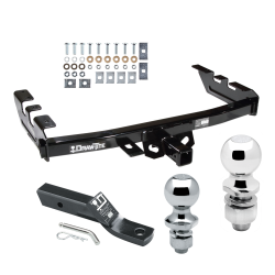 Trailer Tow Hitch For 99-07 Chevy Silverado GMC Sierra 1500 2500 Receiver w/ 1-7/8" and 2" Ball