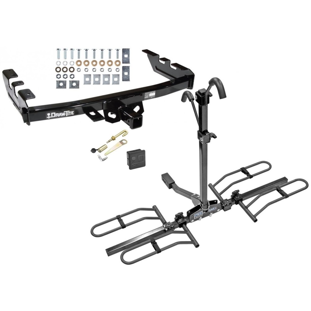 Custom Fit Trailer Hitch 2 Bike Carrier Rail Rack Anti Rattle Device w/ 2 Keys Installation Hardware Installation Instructions 41534 63134 63201 7010 Draw-Tite Trailer Tow Hitch 99-07 Chevy Silverado GMC Sierra 1500 2500 Platform Style 2 Bike Rack Hitch Trailer Tow Hitch For 99-07 Chevy Silverado GMC Sierra 1500 2500 Platform Style 2 Bike Rack Hitch Lock and Cover