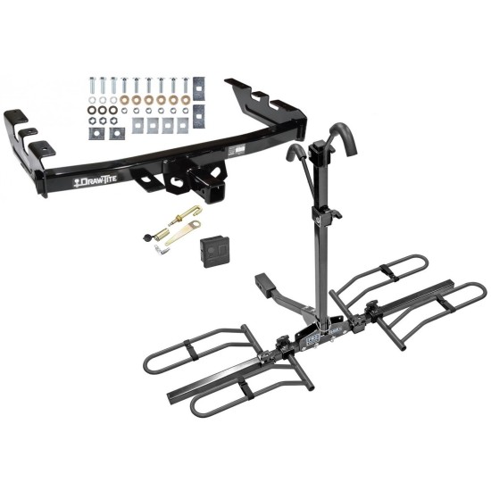 Custom Fit Trailer Hitch 2 Bike Carrier Rail Rack Anti Rattle Device w/ 2 Keys Installation Hardware Installation Instructions 41534 63134 63201 7010 Draw-Tite Trailer Tow Hitch 99-07 Chevy Silverado GMC Sierra 1500 2500 Platform Style 2 Bike Rack Hitch Trailer Tow Hitch For 99-07 Chevy Silverado GMC Sierra 1500 2500 Platform Style 2 Bike Rack Hitch Lock and Cover