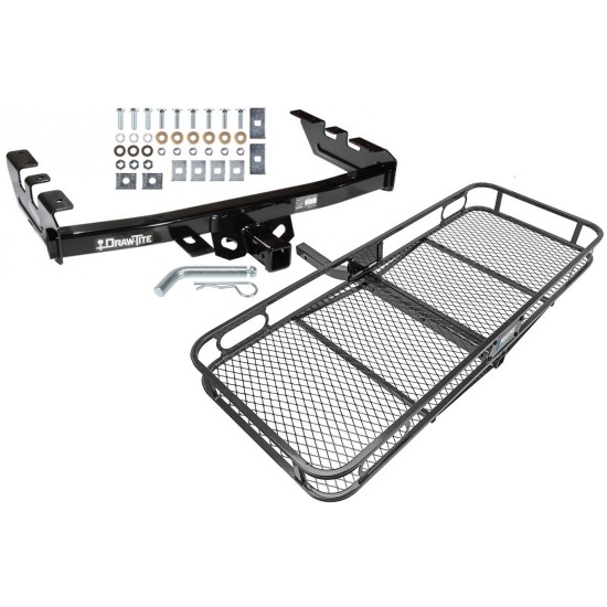 Custom Fit Trailer Hitch w/ Pin & Clip Cargo Hitch Basket Installation Hardware Installation Instructions 41534 63153 63240 Draw-Tite Trailer Tow Hitch 99-07 Chevy Silverado GMC Sierra 1500 2500 Basket Cargo Carrier Platform Hitch Pin 99 00 01 02 03 Trailer Tow Hitch For 99-07 Chevy Silverado GMC Sierra 1500 2500 Basket Cargo Carrier Platform w/ Hitch Pin