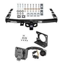Class 4 Trailer Hitch w/ Wiring Kit For 99-07 Chevy Silverado GMC Sierra 1500 1500 HD 99-04 2500 LD 7-Way Pin Blade RV 4-Flat Plug Harness Light w/ Bracket Class 4 Trailer Hitch w/ Wiring Kit For 99-07 Chevy Silverado GMC Sierra 1500 1500 HD 99-04 2500 LD 7-Way Pin Blade RV 4-Flat Plug Harness Light w/ Bracket