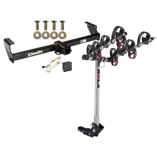 Custom Fit Trailer Hitch 4 Bike Carrier Security J-Pin Rubber Hitch Plug Cover Installation Hardware Installation Instructions 41537 59401 63201 7010 Draw-Tite Trailer Tow Hitch 99-06 Chevy Tracker Suzuki Vitara Grand Vitara XL-7 4 Bike Rack Hitch Lock a Trailer Tow Hitch For 99-06 Chevy Tracker Suzuki Vitara Grand Vitara XL-7 4 Bike Rack w/ Hitch Lock and Cover