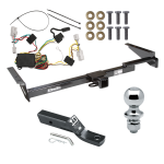 Custom Fit Trailer Hitch Wiring Harness (Plug & Play) 2" Drop Ball-Mount w/ Pin/Clip 1-7/8" Chrome Ball Installation Hardware Installation Instructions 41541 118413 23 63816 Draw-Tite Trailer Tow Hitch 01-03 Toyota Highlander Complete Packa Trailer Tow Hitch For 01-03 Toyota Highlander Complete Package w/ Wiring and 1-7/8" Ball