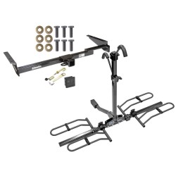 Trailer Tow Hitch For 99-03 Lexus RX300 Toyota Highlander Platform Style 2 Bike Rack Hitch Lock and Cover Trailer Tow Hitch For 99-03 Lexus RX300 Toyota Highlander Platform Style 2 Bike Rack Hitch Lock and Cover