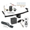 Custom Fit Trailer Hitch Wiring Harness (Plug & Play) 2" Drop Ball-Mount w/ Pin/Clip 2" Chrome Ball Security Lock Pin Rubber Hitch Plug Cover Installation Hardware Installation Instructions 41543 118473 23 63845 580407 7010 Draw-Tite Traile Trailer Tow Hitch For 01-06 Hyundai Santa Fe Deluxe Package Wiring 2" Ball and Lock