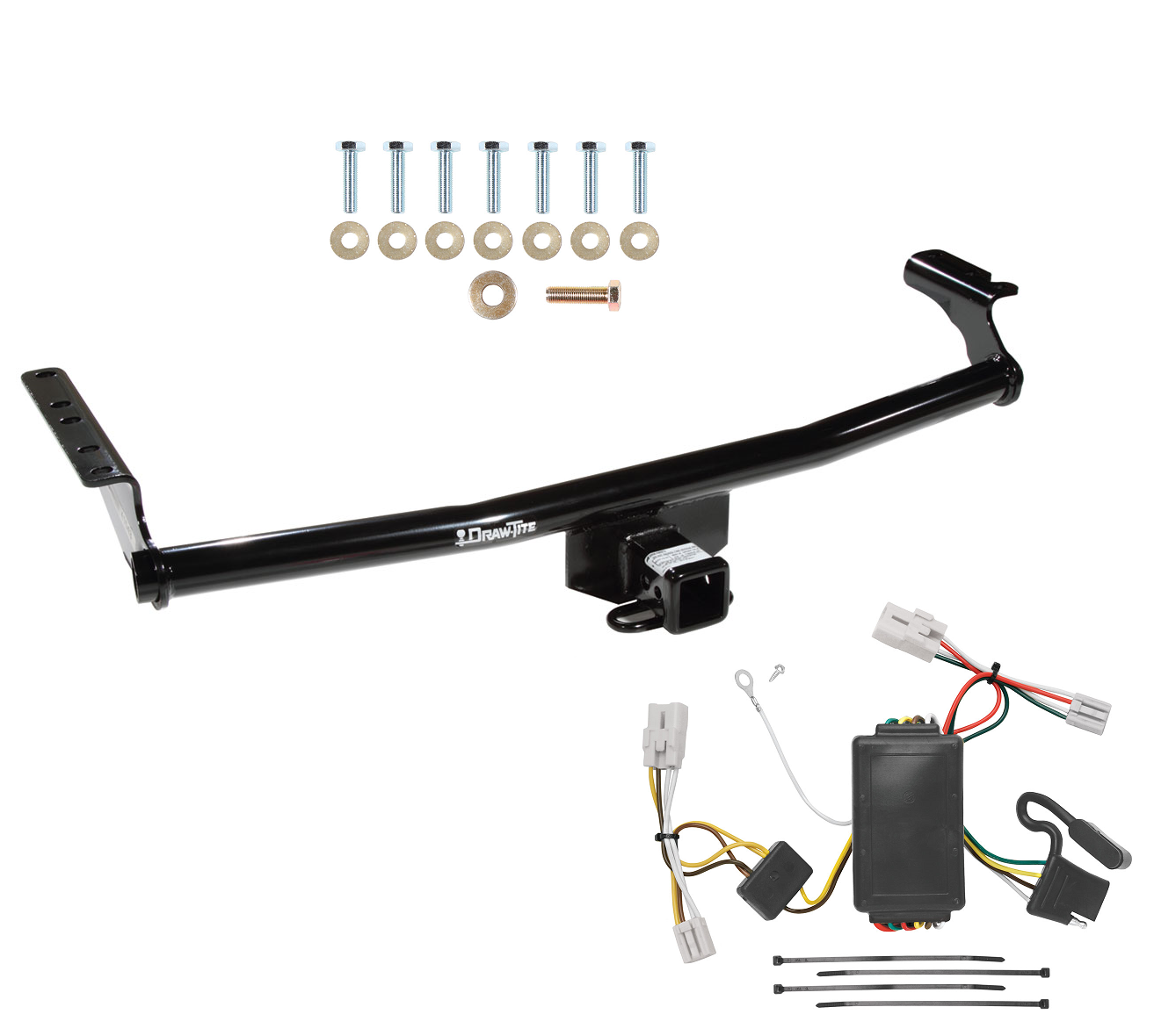 Trailer Tow Hitch For 01 06 Hyundai Santa Fe w Wiring Harness Kit