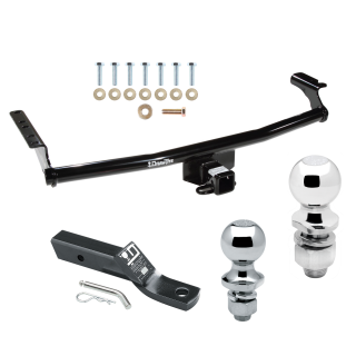 Trailer Tow Hitch For 01-06 Hyundai Santa Fe Receiver w/ 1-7/8" and 2" Ball