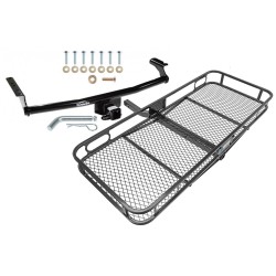 Trailer Tow Hitch For 01-06 Hyundai Santa Fe Basket Cargo Carrier Platform w/ Hitch Pin Trailer Tow Hitch For 01-06 Hyundai Santa Fe Basket Cargo Carrier Platform w/ Hitch Pin
