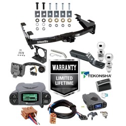 Trailer Hitch w/ Tekonsha Prodigy P3 Brake Control For 03-07 Chevy Silverado GMC Sierra 2500 HD 3500 w/ Plug Play Wiring 2" 2- 5/16" Ball 2" Drop Mount 7-Way Pin Blade RV Controller Class 4 Trailer Hitch w/ Tekonsha Prodigy P3 Brake Control For 03-07 Chevy Silverado GMC Sierra 2500 HD 3500 w/ Plug Play Wiring 2" 2- 5/16" Ball 2" Drop Mount 7-Way Pin Blade RV Controller Class 4